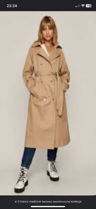 TRENCZ damski MEDICINE rozm s gratis ZARA