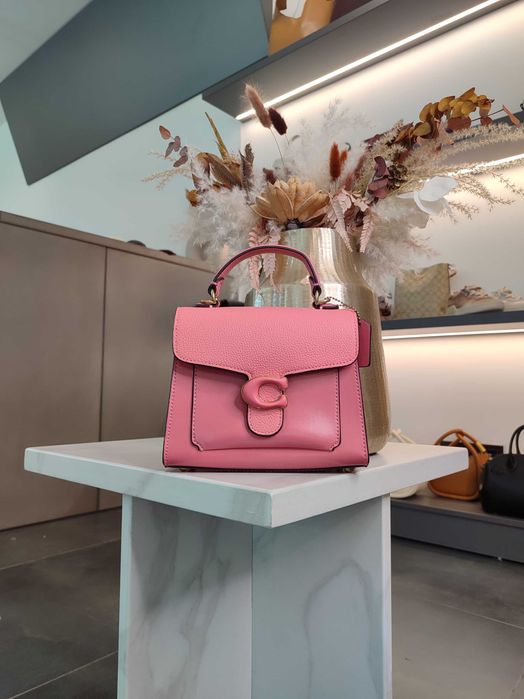 Сумка Coach Tabby Top Handle 20 Brass/Taffy