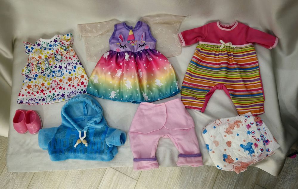 Лялька пупс Baby born із гардеробом