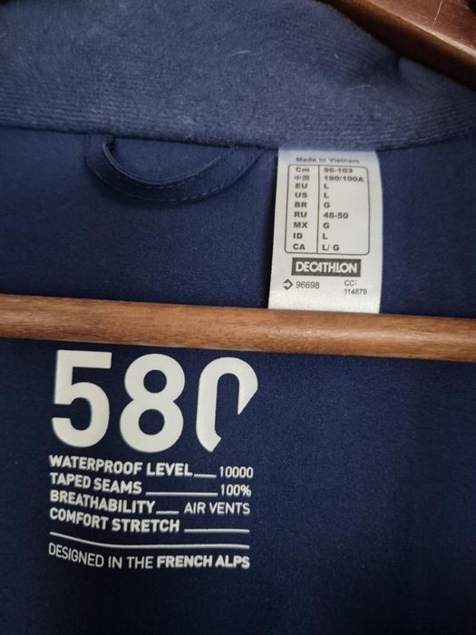 kurtka i spodnie narciarskie  męskie Decathlon wedza 580