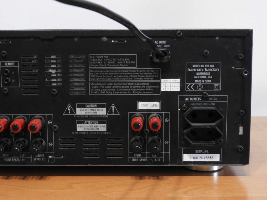 Radio i wzmacniacz Harman Kardon AVR 3000