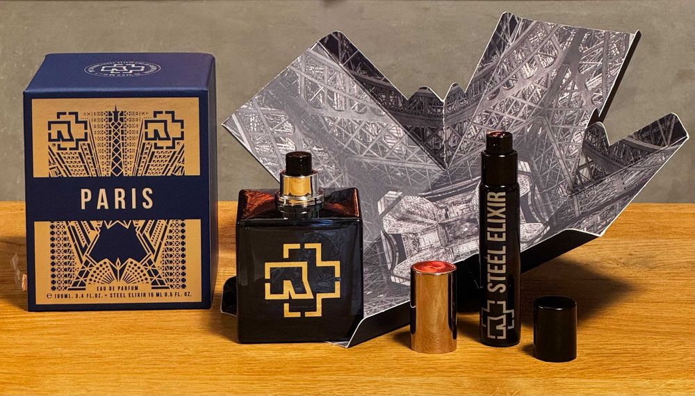Rammstein Paris EDP 100ml + Paris Steel Elixir EDP 15ml wys. ten sam d