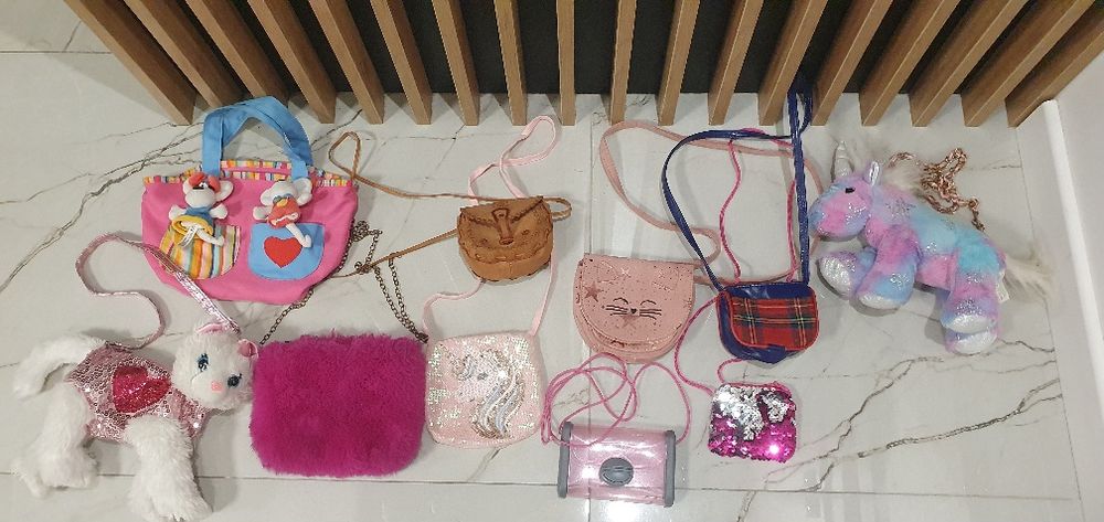 10 Torebki dziecięce 2-7lat