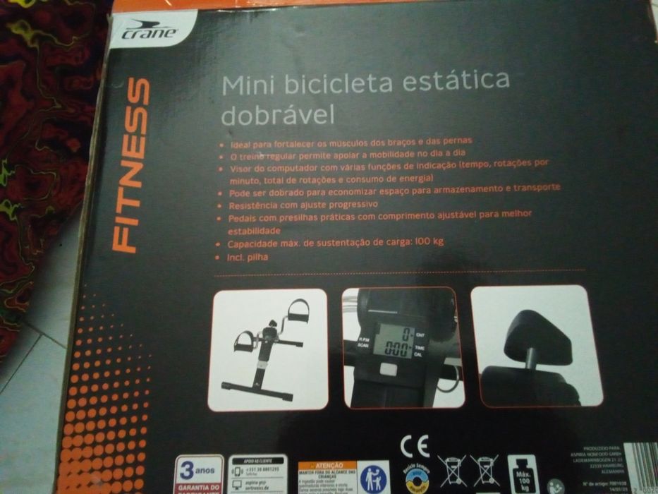 Mini bicicleta estática
