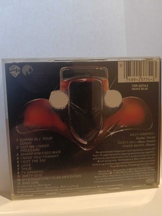cd Zz Top - Eliminator