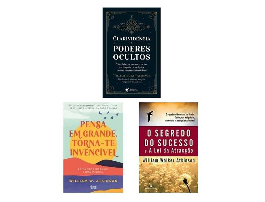 William Walker Atkinson: Segredo do Sucesso e A Lei da../.. -Desde 5€