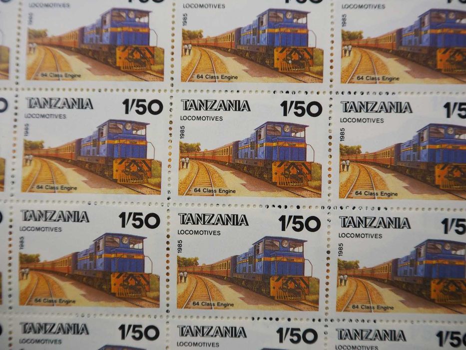 Piękne znaczki w arkuszach