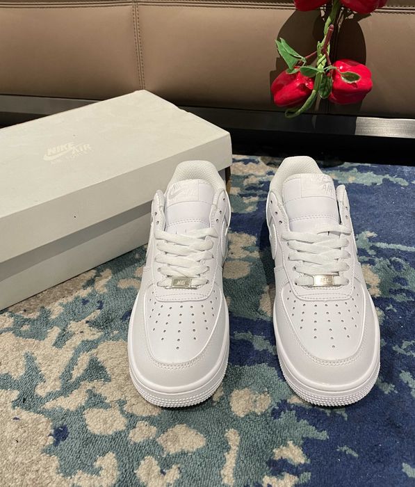 Buty meskie Nike_Air_Force_1_Low_'07_Biały buty sportowe R.46