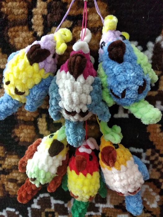 Плюшеві міні іграшки брелоки