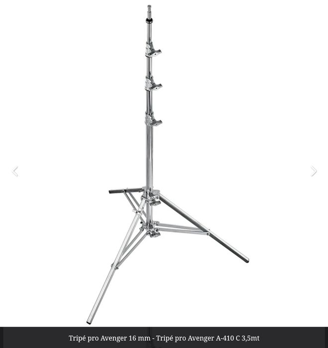 Tripé pro 16 mm usado como novo