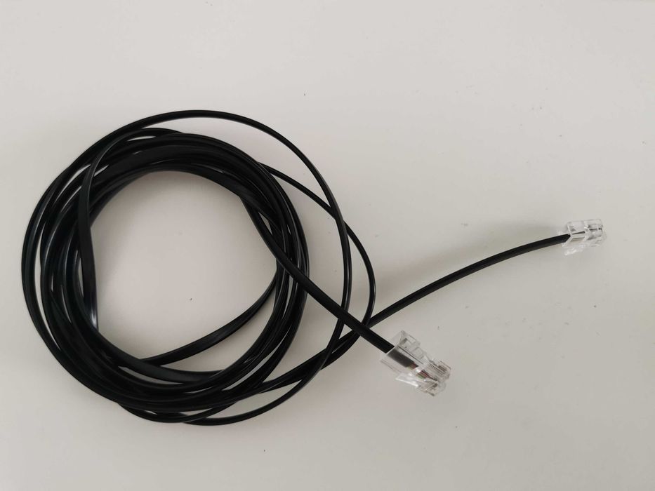 Kabel, przewód telefoniczny ze złączem RJ11 do RJ11 (4-żyłowy) - 3,2m