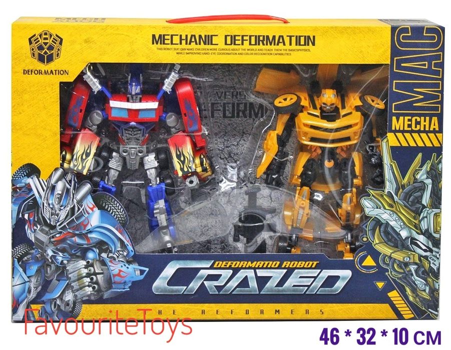 Трансформеры «Бамблби» и «Оптимус Прайм»