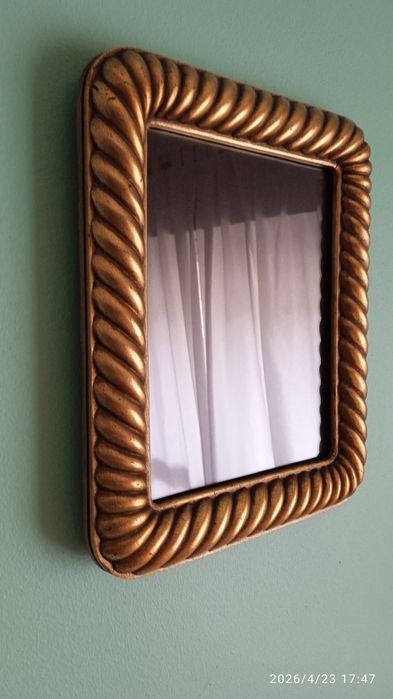 Moldura lacagem ouro velho