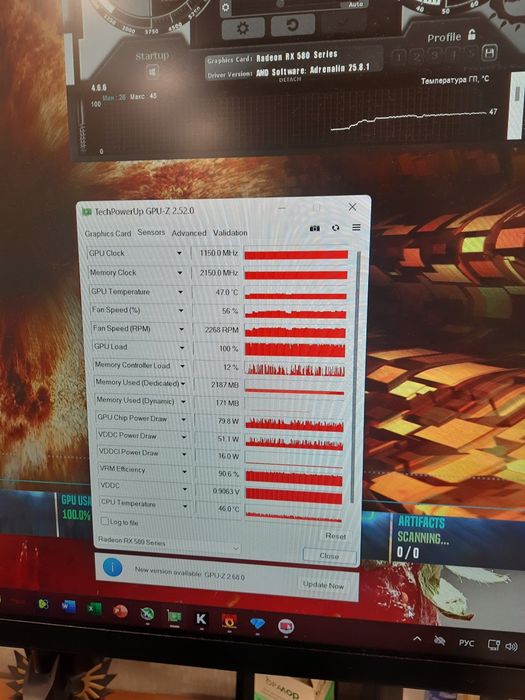 видеокарта Sapphire RX 580 Nitro + Special Edition 8gb как новая