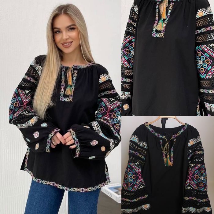 Натуральна вишиванка 1XL, 2XL, 3XLL,