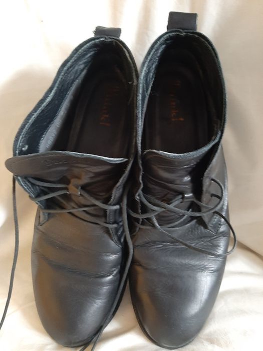 universalne buty czarne, do kostki, miękkie,  Think