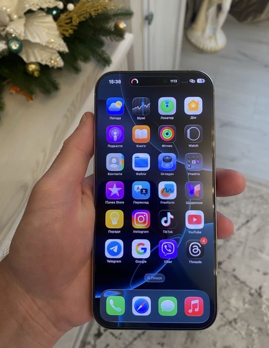 iPhone 16 Pro Max 256GB White (Bypass) Ідеальний стан