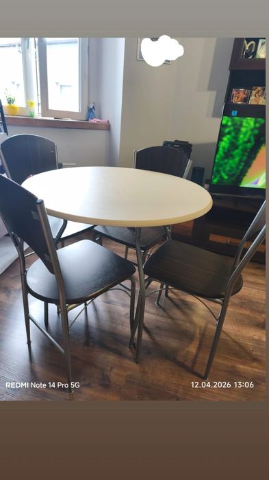 Stolik   Plus 4 Krzesła zestaw