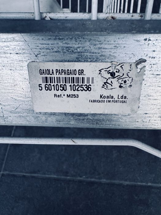 Gaiola para papagaio