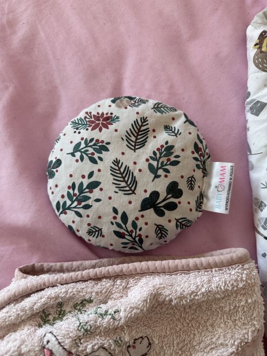 Zestaw dla niemowlaka recznik rozek pieluszki termofor