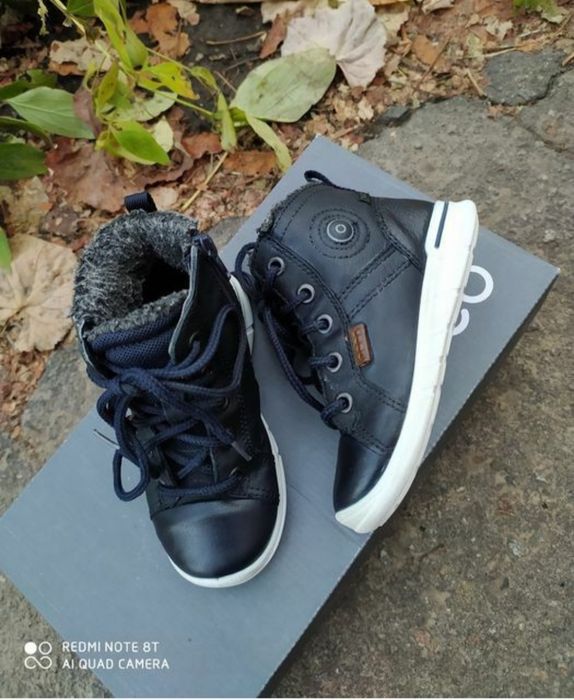 Ecco 24 ботинки на хлопчика зимові чоботи черевики сапоги взуття ессо