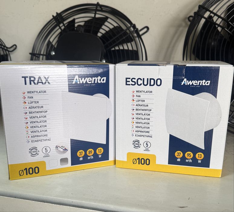 Побутові витяжні вентилятори Awenta / Підшипник/ Преміум бренд/ 100/125