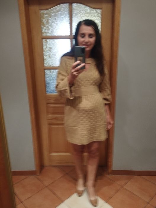 Sukienka rozmiar 38 welniana