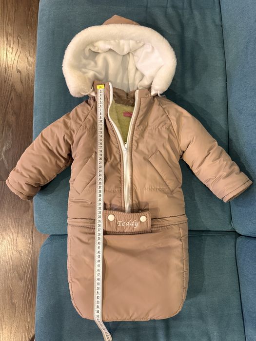 НОВИЙ Дитячий зимовий комбінезон 3 в 1, від 0 до 2 років,