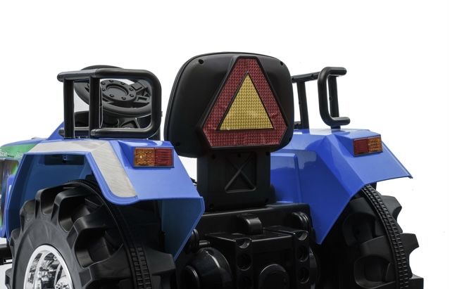 Samochodzik traktorek hit Elektryczny traktor dla dzieci 12V Niebieski