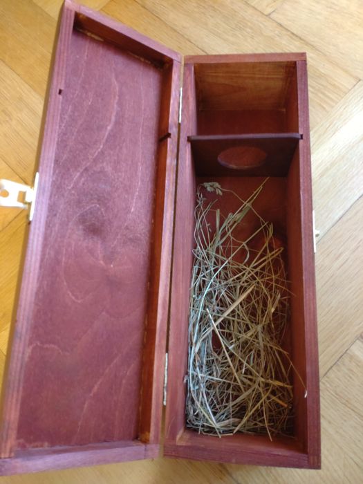 Skrzynka na wódkę Herbowa Gorzka , drewniana