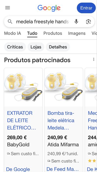 Bomba Medela Freestyle Hands free