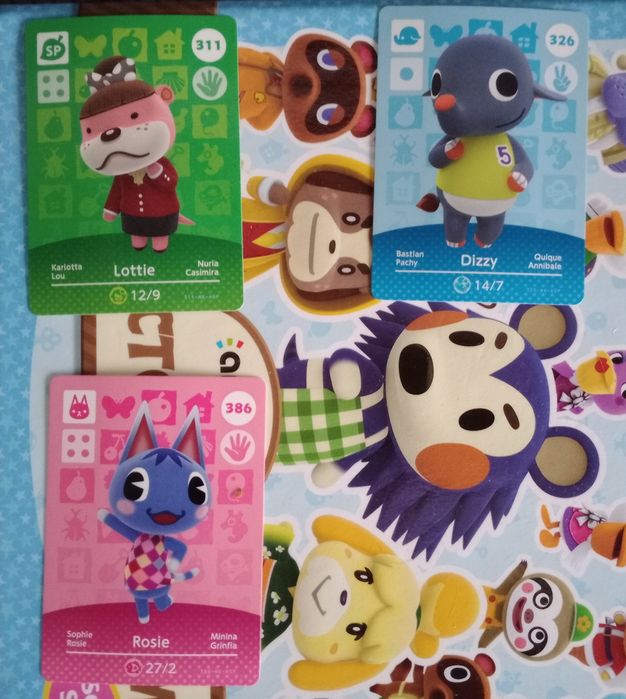 Cartas Amiibo Animal Crossing - Série 4