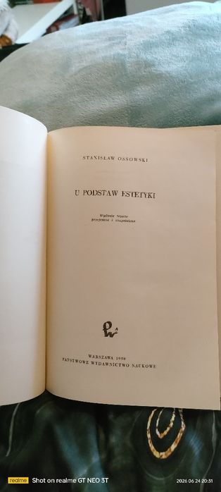 U podstaw estetyki 1958