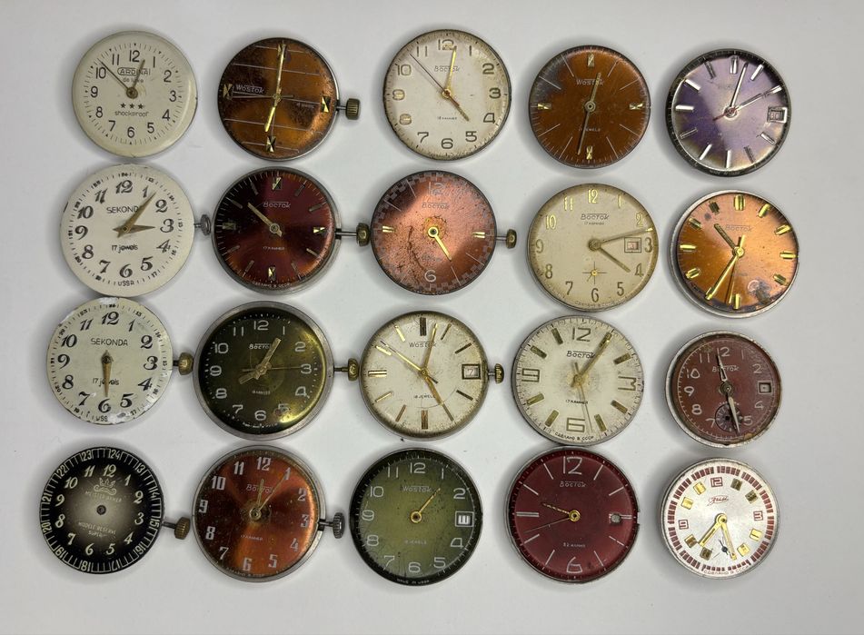 Механизмы ссср. Циферблат луч.Запчасти к часам ссср. Ракета/полет/луч