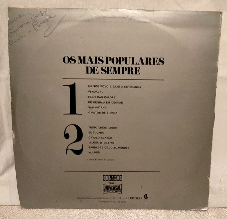 Os Mais Populares De Sempre - Vol. 2 LP