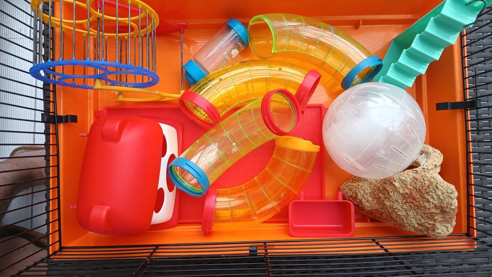 Klatka dla chomika + akcesoria