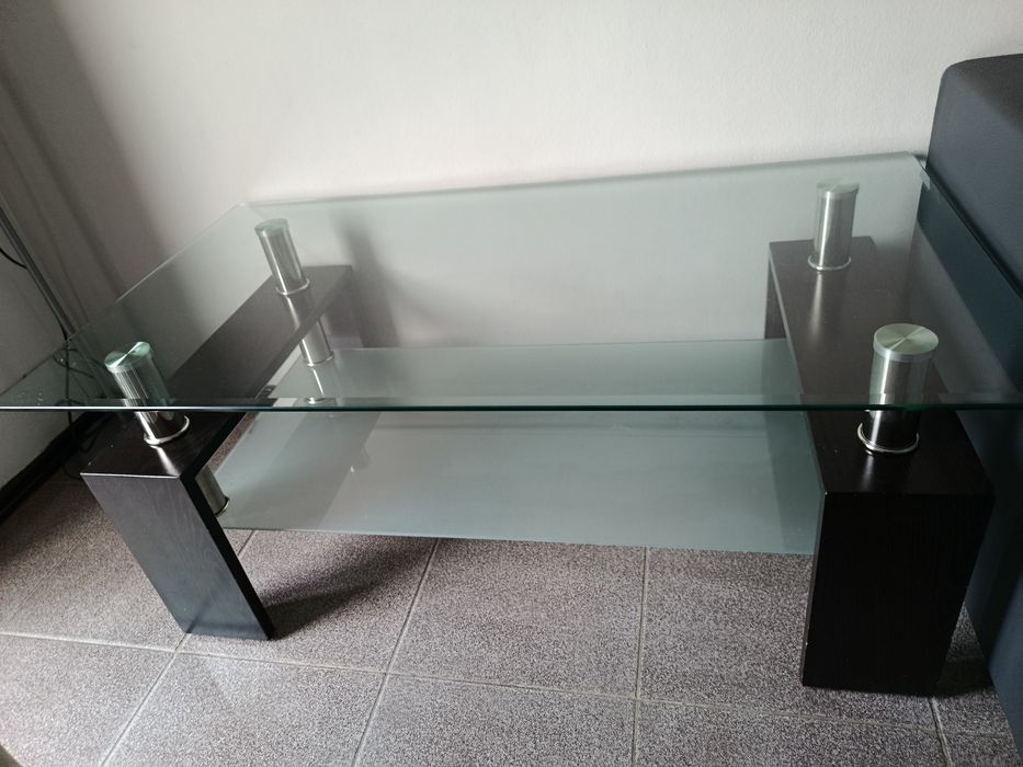 Mesa de Centro em vidro