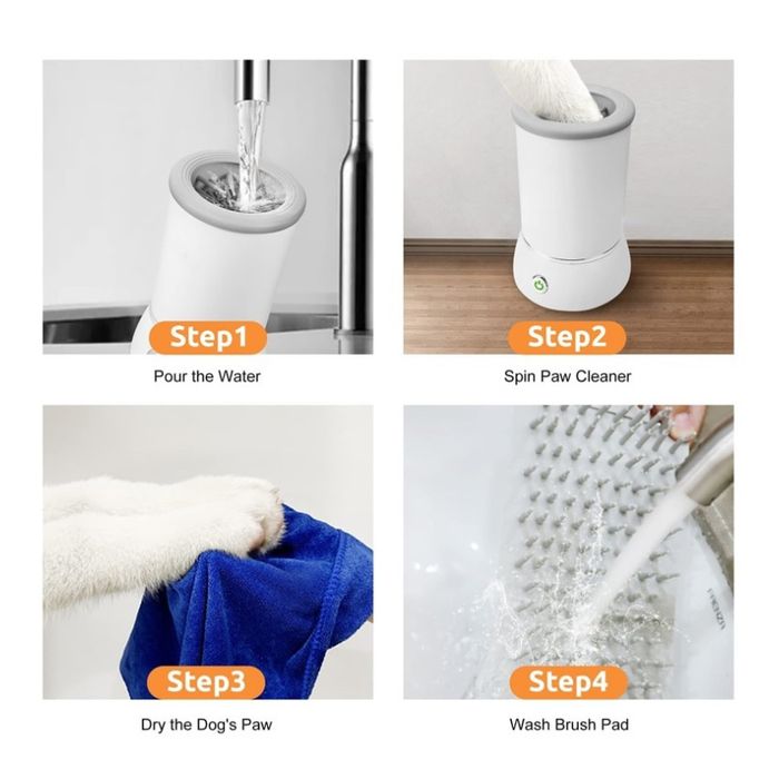 Лапомойка для собак Pet автоматический стакан для чистки лап от грязи
