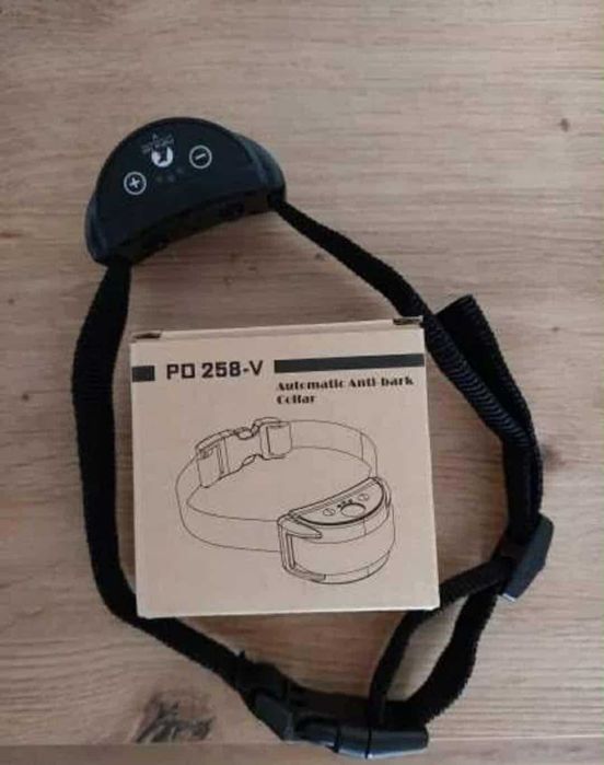 Coleira Anti-Latido Automática Recarregável Som/Vibração/Choque - Novo