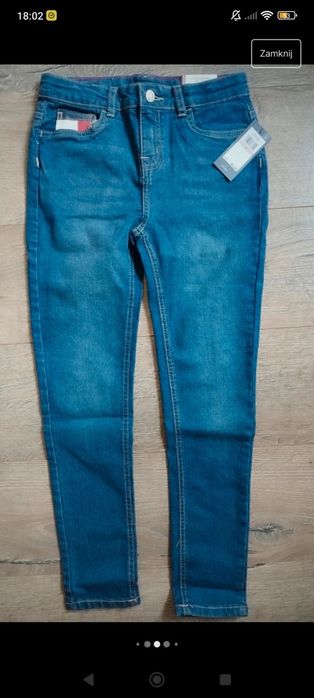 Jeansy Tommy Hilfiger 12 lat