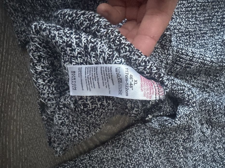 Свитер вязаный burton xl-xxl