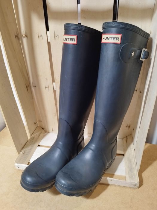 Wysokie kalosze, gumowce Hunter, rozmiar 35/36