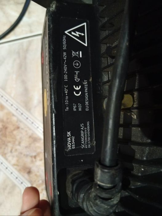 Lamp scangrip 5k Nova na kabel