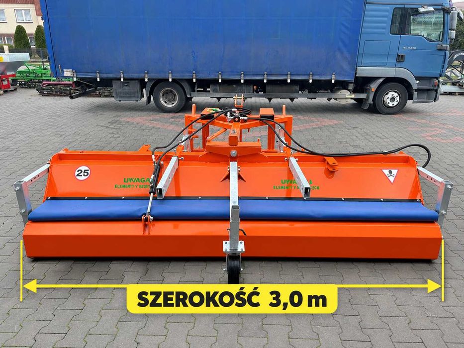 Zamiatarka ogrodowa drogowa uliczna komunalna parkingi NOWA 3m