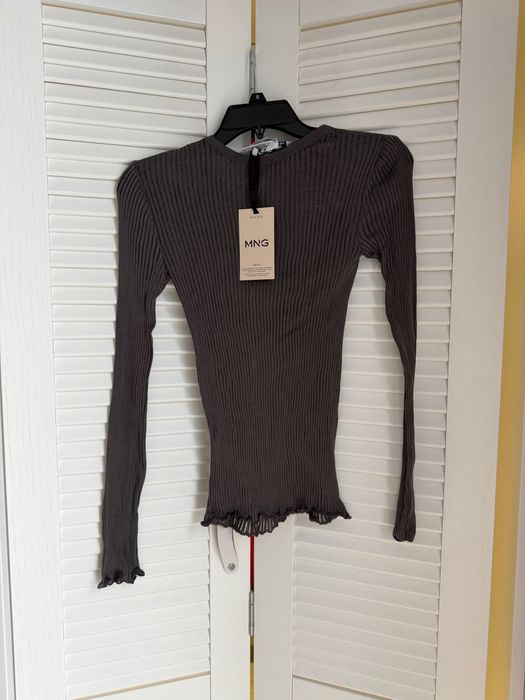 Mango лонгслів новий з біркою М-L 100% шовк