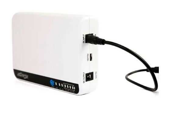 ДБЖ роутера EnerGenie EG-UPS-DC18, 6600 мАч 8 годин роботи 12V мініUPS