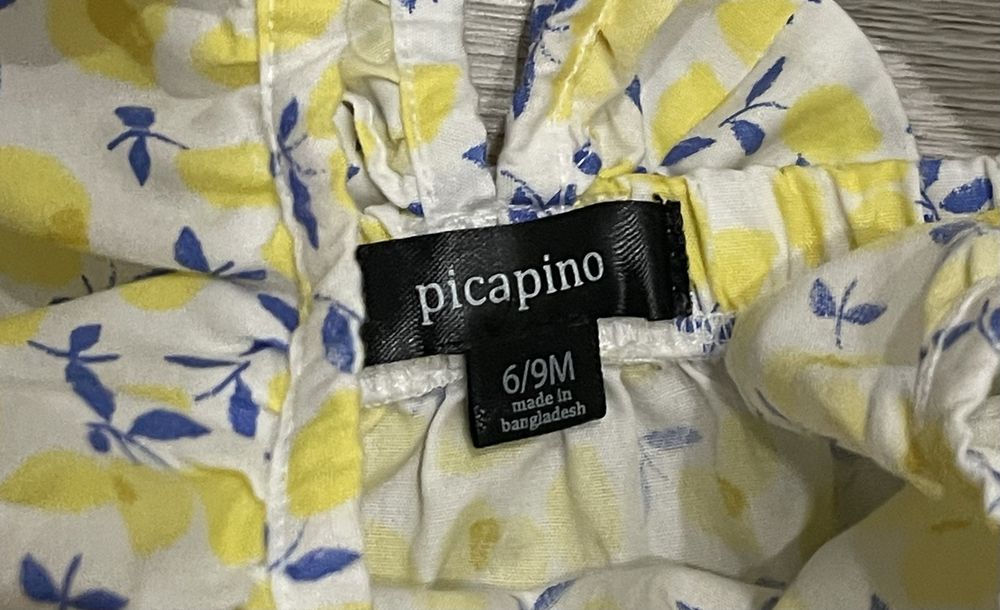 Літній комплект на дівчинку Picapino 6-9 місяців