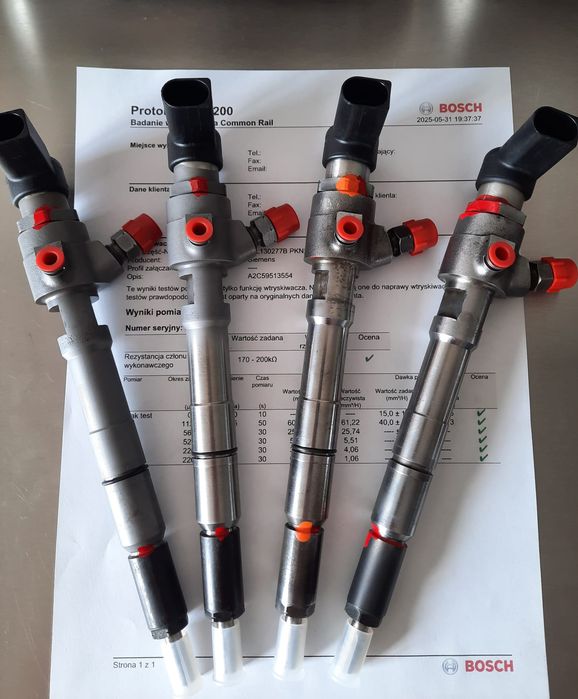 Wtryski siemens 1.6 TDI VW Audi Skoda Seat 03L130277B