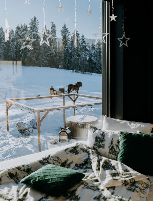 domek w górach SAUNA BALIA JACUZZI ferie zimowe narty skitury biegówki