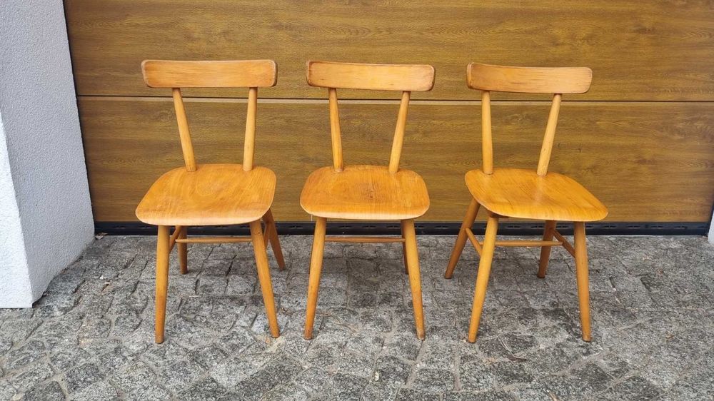 Krzesło kuchenne TON Design PRL lata 60 Czechosłowacja